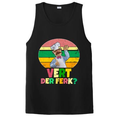 Vintage Vert Der Ferk Retro Swedish Chef PosiCharge Competitor Tank