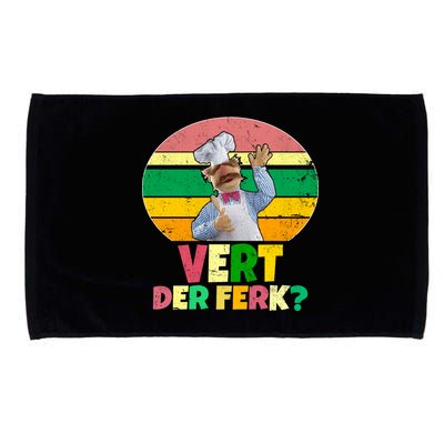 Vintage Vert Der Ferk Retro Swedish Chef Microfiber Hand Towel