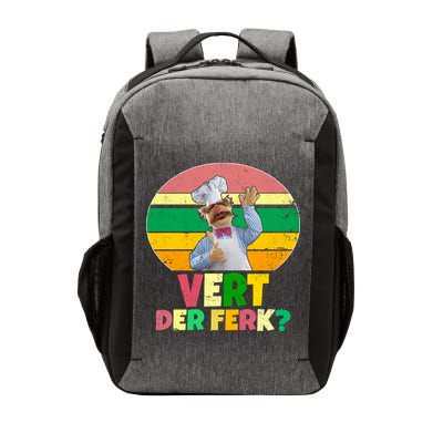 Vintage Vert Der Ferk Retro Swedish Chef Vector Backpack