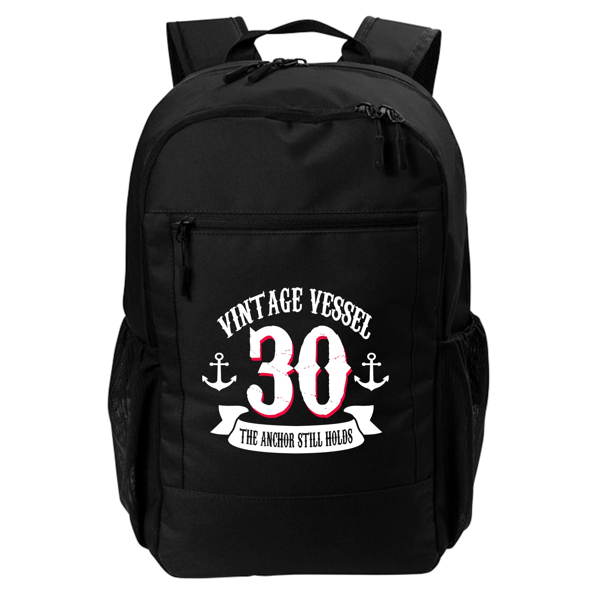 Vintage Vessel 30th Birthday The Anchor Still Holds Backpack
