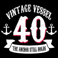 Vintage Vessel 40th Birthday The Anchor Still Holds Backpack