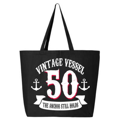 Vintage Vessel 50th Birthday The Anchor Still Holds 25L Jumbo Tote