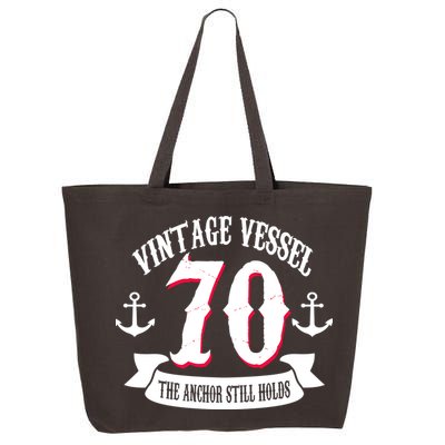 Vintage Vessel 70th Birthday The Anchor Still Holds 25L Jumbo Tote