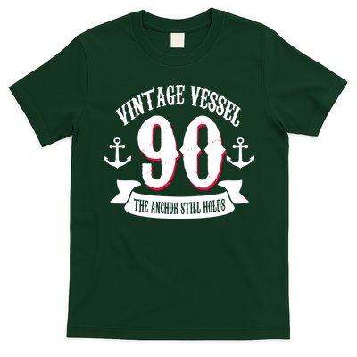 Vintage Vessel 90th Birthday The Anchor Still Holds T-Shirt