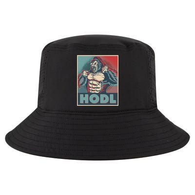 Vintage Vote HODL Crypto Currency Gorilla Ape Cool Comfort Performance Bucket Hat