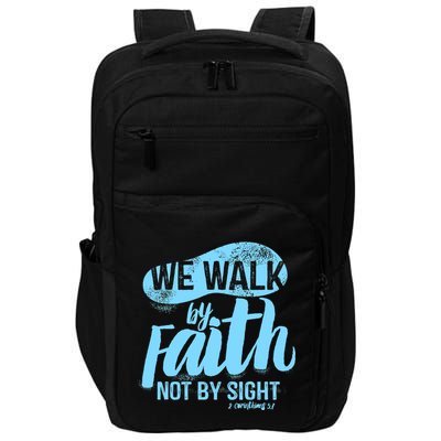 Vintage Walk By Faith Not By Sight Impact Tech Backpack