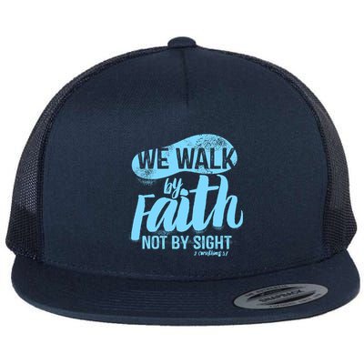 Vintage Walk By Faith Not By Sight Flatbill Hat