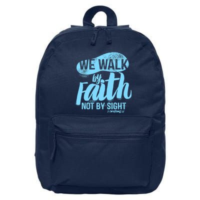 Vintage Walk By Faith Not By Sight 16 in Basic Backpack