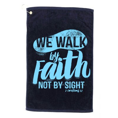 Vintage Walk By Faith Not By Sight Golf Towel