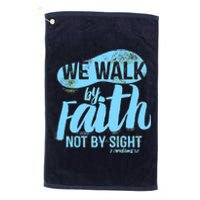 Vintage Walk By Faith Not By Sight Platinum Collection Golf Towel