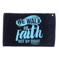 Vintage Walk By Faith Not By Sight Grommeted Golf Towel