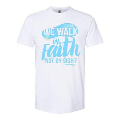 Vintage Walk By Faith Not By Sight Softstyle® CVC T-Shirt