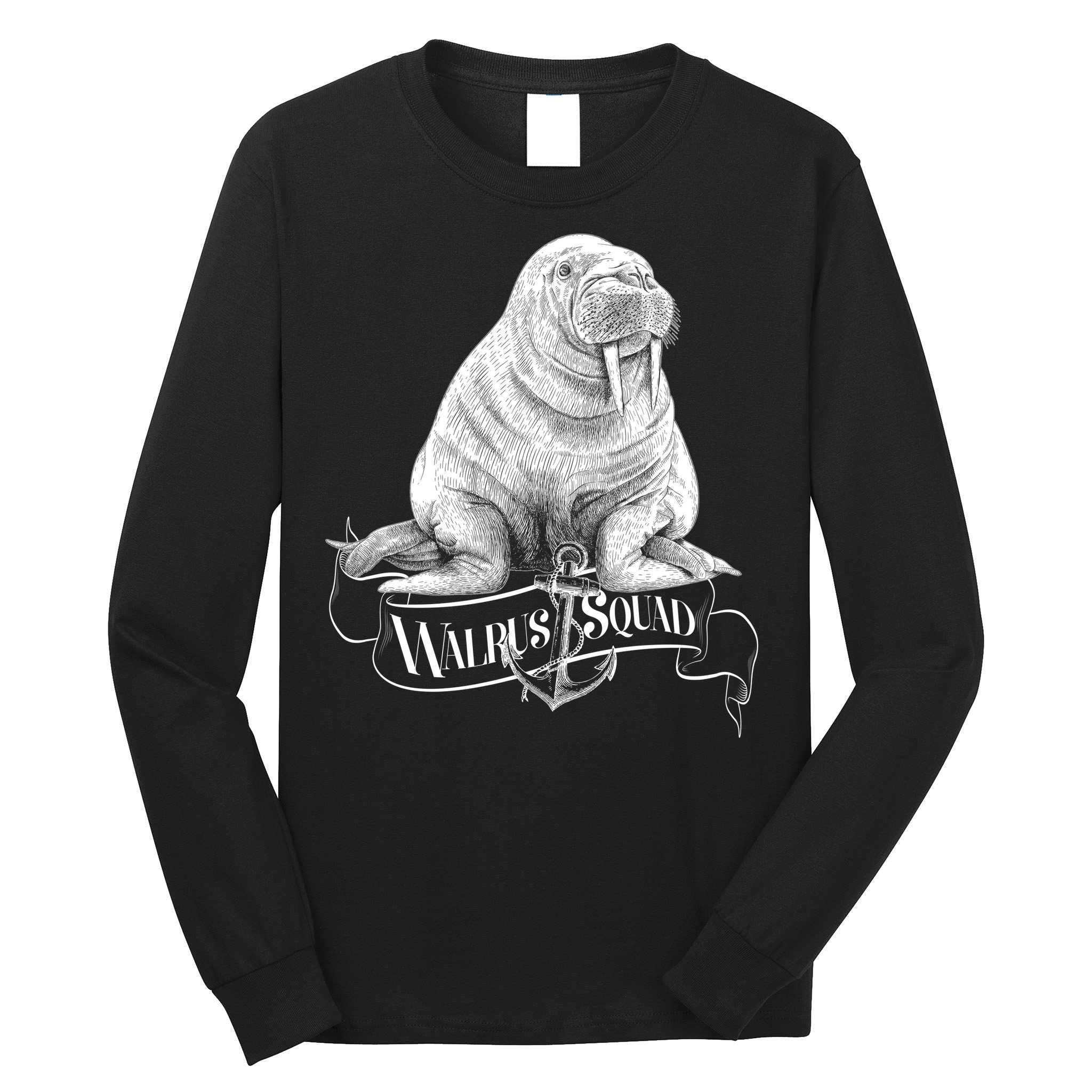 Vintage Walrus Squad Long Sleeve Shirt