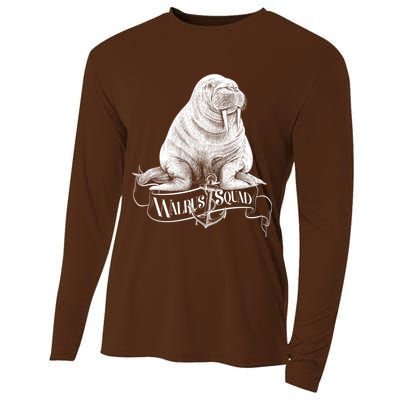Vintage Walrus Squad Cooling Performance Long Sleeve Crew