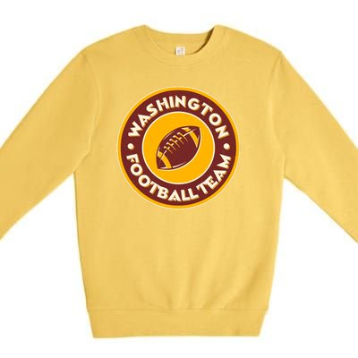 Vintage Washington Football Team Logo Emblem Premium Crewneck Sweatshirt