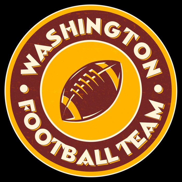 Vintage Washington Football Team Logo Emblem Flatbill Hat