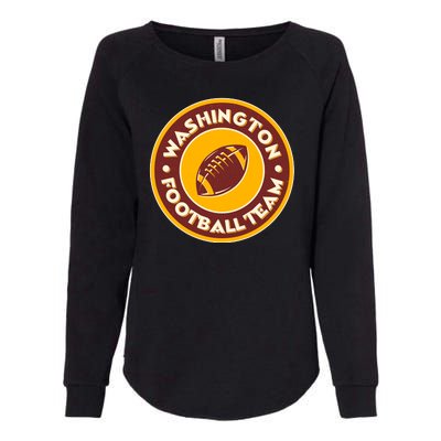 Vintage Washington Football Team Logo Emblem Womens California Wash Sweatshirt