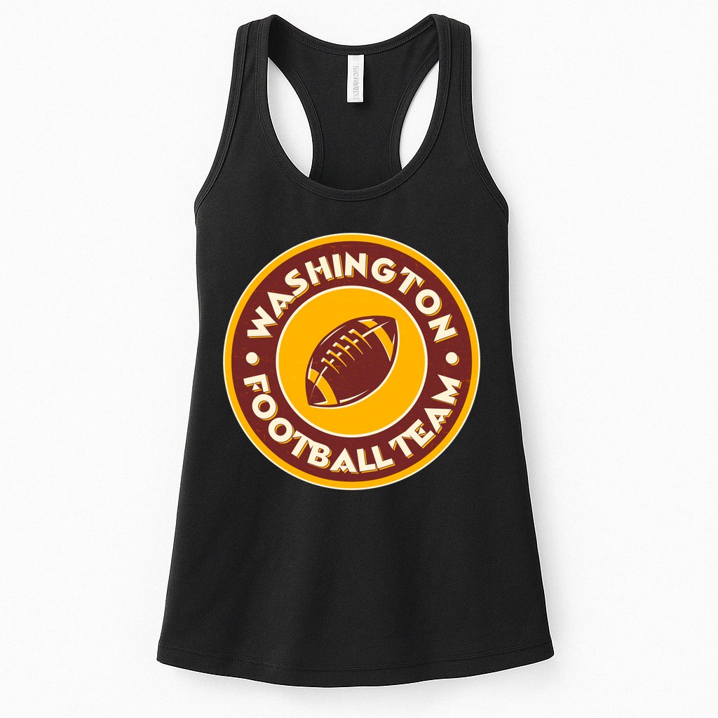 Vintage Washington Football Team Logo Emblem Womens Tank Top