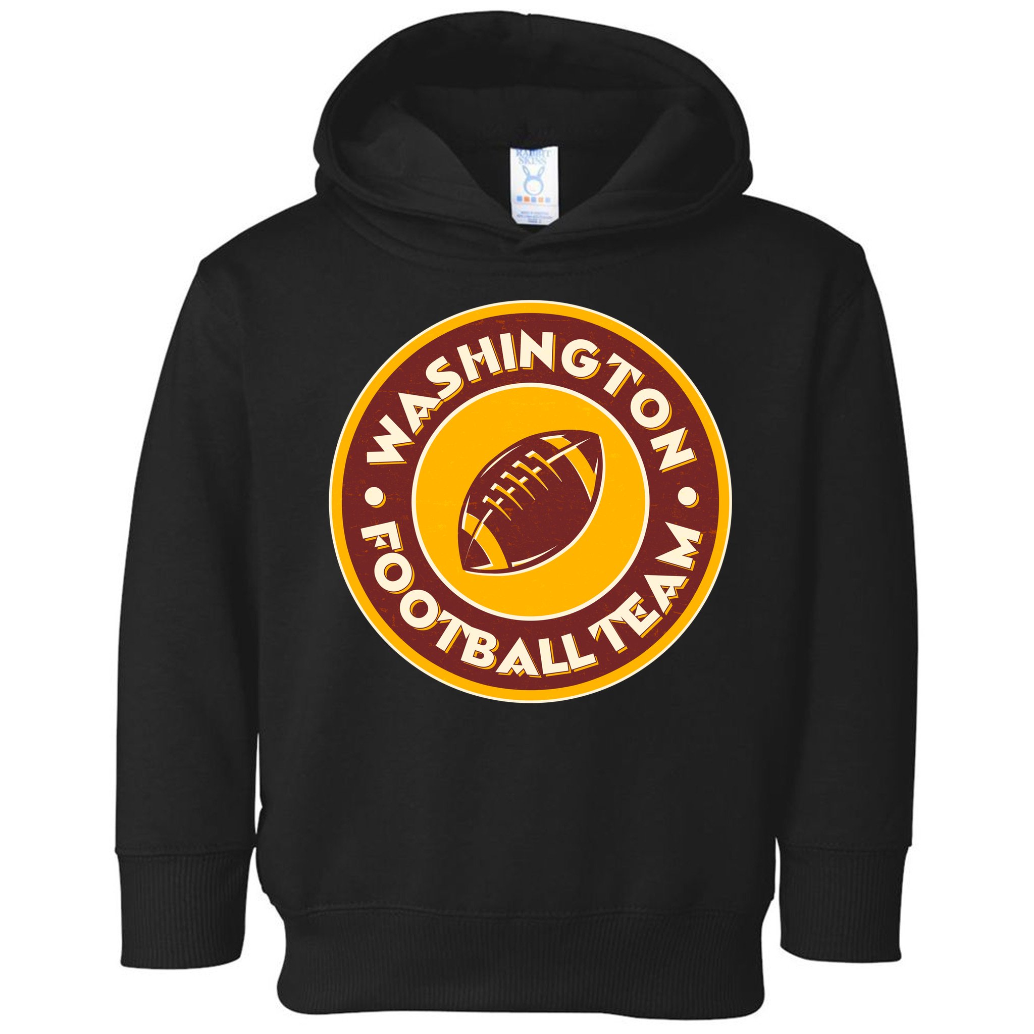 Vintage Washington Football Team Logo Emblem Toddler Hoodie