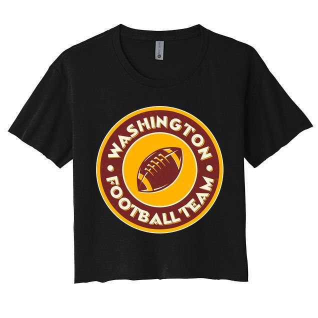 Vintage Washington Football Team Logo Emblem Crop Top