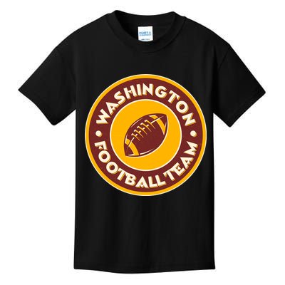 Vintage Washington Football Team Logo Emblem Kids T-Shirt