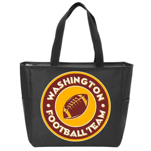 Vintage Washington Football Team Logo Emblem Zip Tote Bag