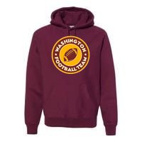 Vintage Washington Football Team Logo Emblem Premium Hoodie