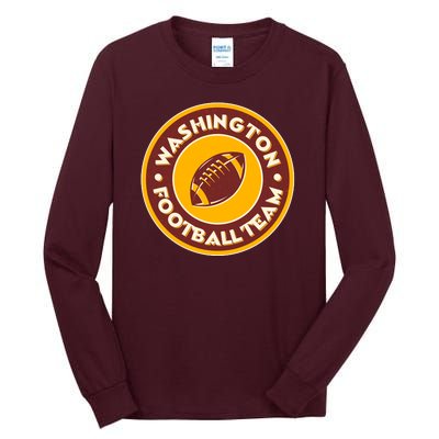 Vintage Washington Football Team Logo Emblem Tall Long Sleeve T-Shirt