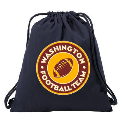 Vintage Washington Football Team Logo Emblem Drawstring Bag