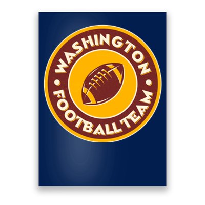 Vintage Washington Football Team Logo Emblem Poster