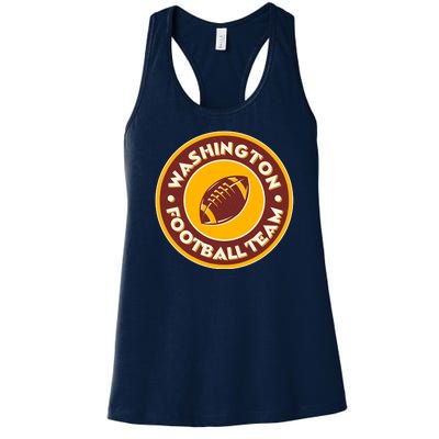 Vintage Washington Football Team Logo Emblem Women's Racerback Tank