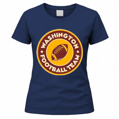 Vintage Washington Football Team Logo Emblem Women's T-Shirt