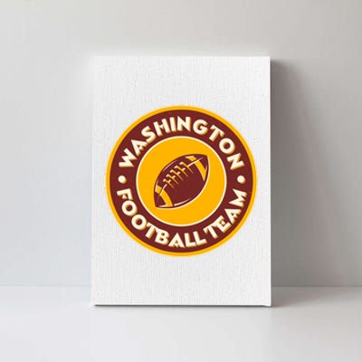 Vintage Washington Football Team Logo Emblem Canvas