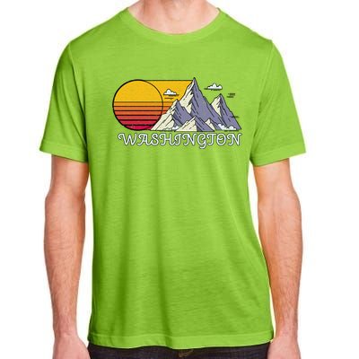 Vintage Washington State Retro Adult ChromaSoft Performance T-Shirt