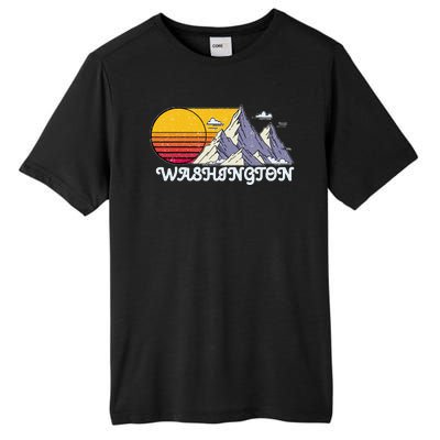 Vintage Washington State Retro Tall Fusion ChromaSoft Performance T-Shirt