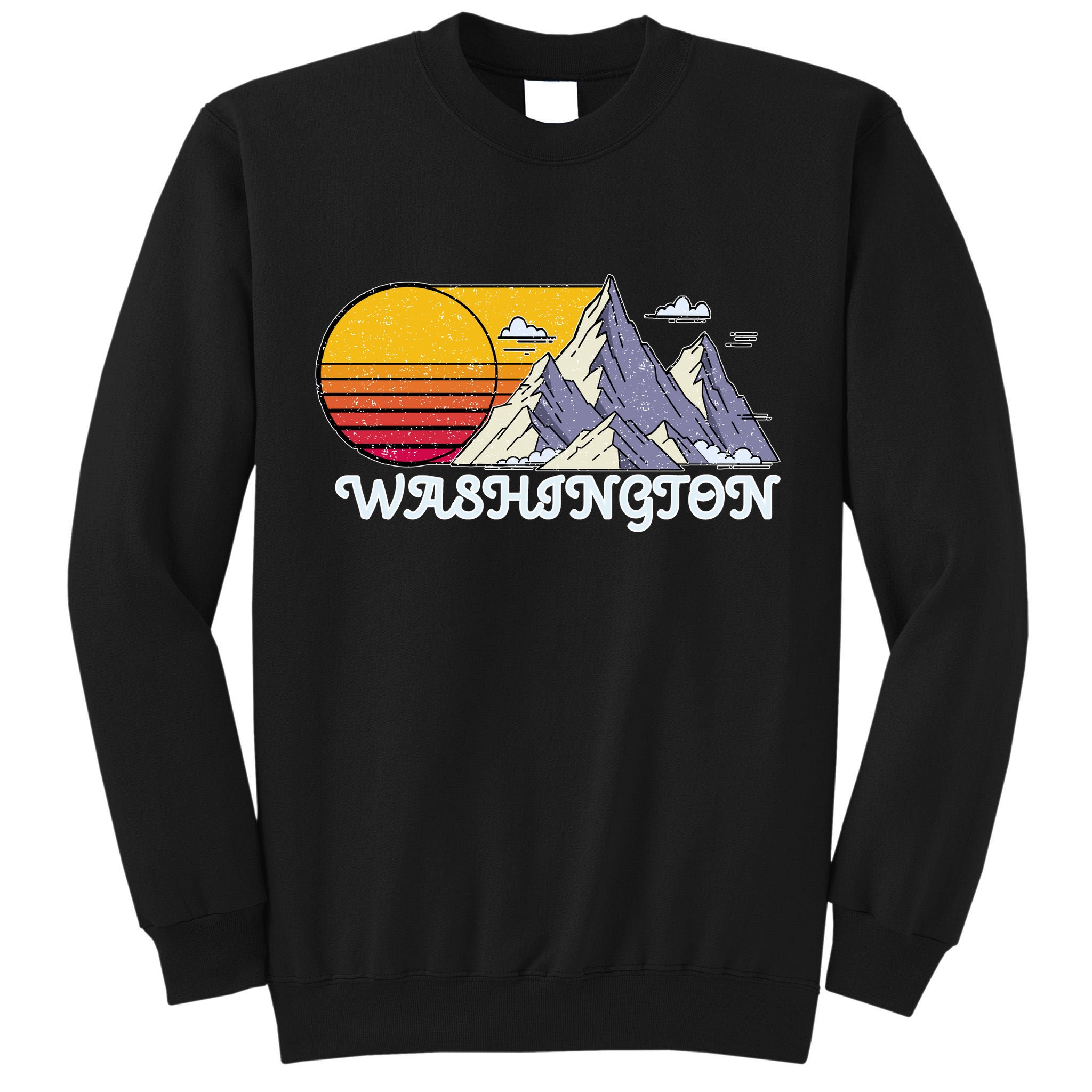 Vintage Washington State Retro Tall Sweatshirt