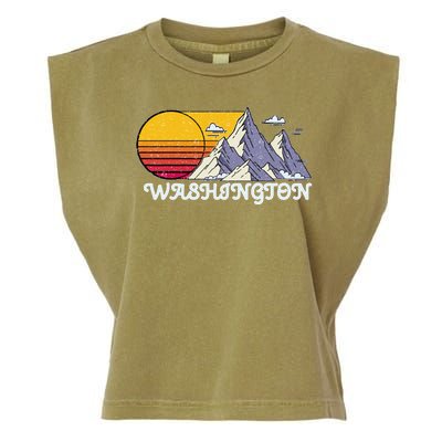 Vintage Washington State Retro Garment-Dyed Women's Muscle Tee