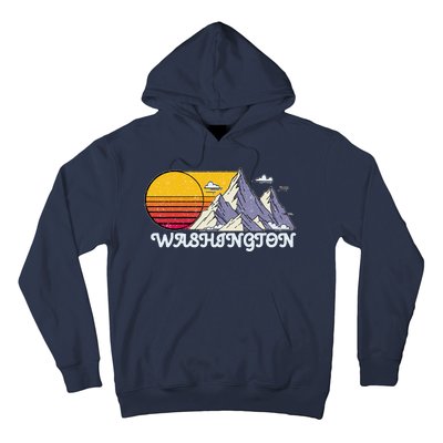 Vintage Washington State Retro Hoodie