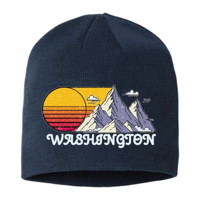 Vintage Washington State Retro Sustainable Beanie