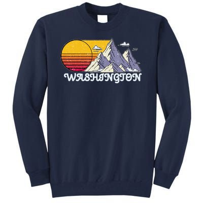 Vintage Washington State Retro Tall Sweatshirt