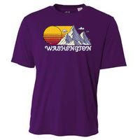 Vintage Washington State Retro Cooling Performance Crew T-Shirt