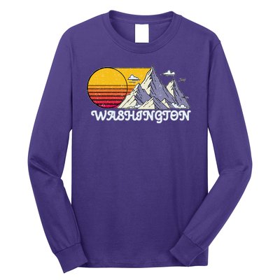 Vintage Washington State Retro Long Sleeve Shirt