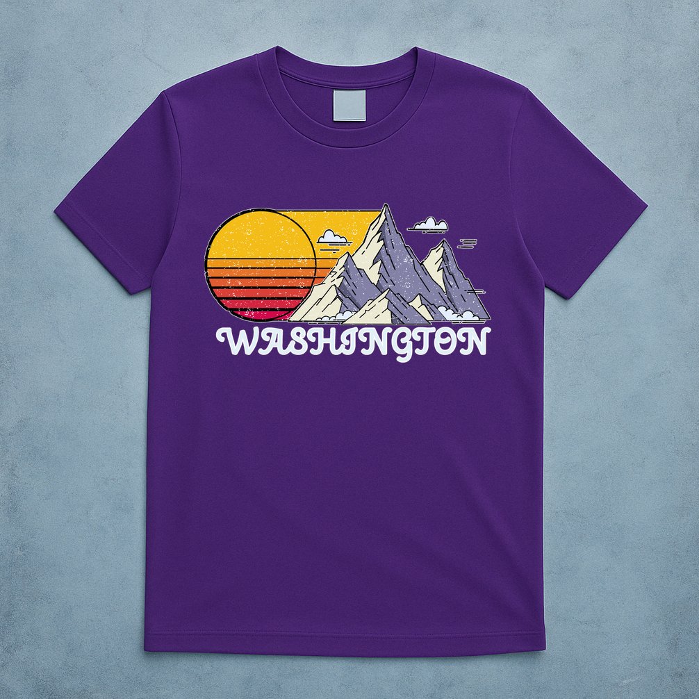 Vintage Washington State Retro T-Shirt