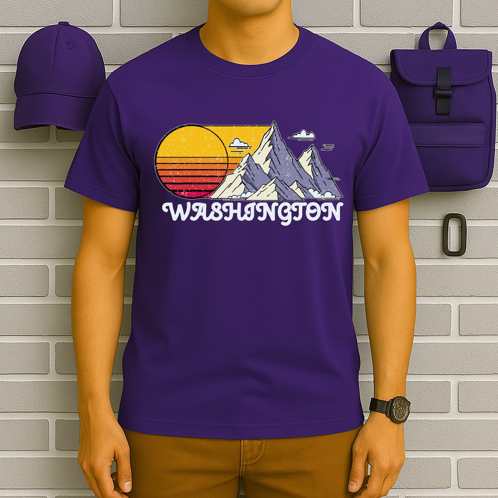 Vintage Washington State Retro T-Shirt