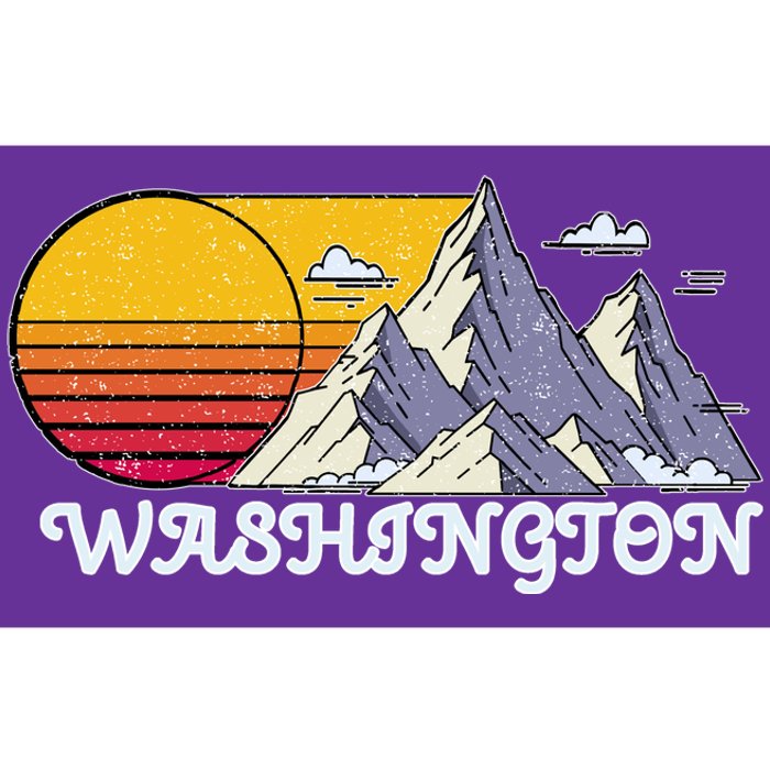 Vintage Washington State Retro Bumper Sticker