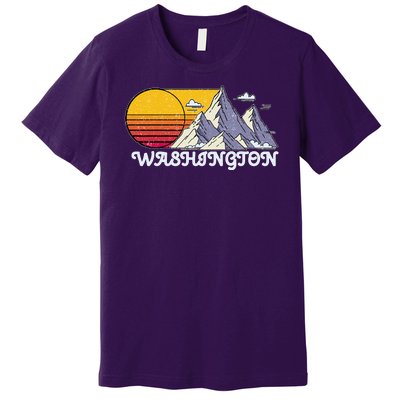 Vintage Washington State Retro Premium T-Shirt