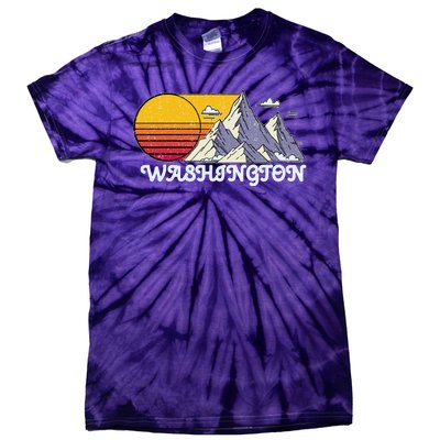 Vintage Washington State Retro Tie-Dye T-Shirt