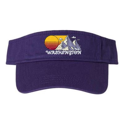 Vintage Washington State Retro Valucap Bio-Washed Visor