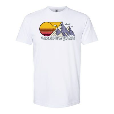 Vintage Washington State Retro Softstyle® CVC T-Shirt