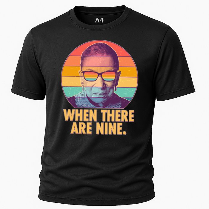 Vintage When There Are Nine Ruth Bader Ginsburg Tribute Performance Shirt